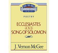 Ecclesiastes / Song of Solomon: Poetry (Ecclesiastes/Song of Solomon): 21 (Thru the Bible)