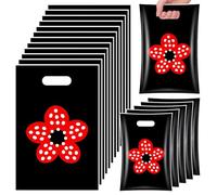 Eccliy 30 Pcs Strange Theme Party Favor Bags Otherworldly Bloom Rafflesia Birthday Party Candy Gift Bags with Handles