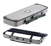 Eccliy 37 Inch Padded Carrying Case for Roll up Banner Stands with Handles and Shoulder Strap, Banner Case with Grey Interior for Trade Show Traveling
