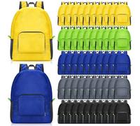 Eccliy 50 Pack Backpacks in Bulk 17 Inches Wholesale Back Pack Basic Backpack for adult Lightweight Outdoor Travel Bookbags, Classic Color, 17 Inch, Classic