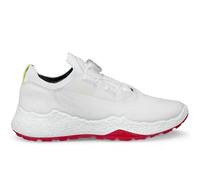ECCO 2025 BIOM H5 LEATHER BOA LADIES GOLF SHOES - WHITE +FREE SHOE BAG