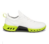 ECCO 2025 C4 GORE-TEX® GOLF SHOES - WHITE / LIME PUNCH +FREE SHOE BAG - EU 44