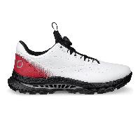 ECCO 2026 C5 BOA GOLF SHOES - WHITE / CHILLI RED +FREE GIFT