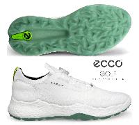 ECCO Men's BIOM H5 BOA Leather Waterproof Spikeless Golf Shoes, Mens, White, 8-8.5 | American Golf