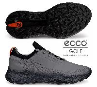 ECCO BIOM H5 MENS WATERPROOF GOLF SHOES / STEEL / ALL SIZES / NEW 2025 MODEL