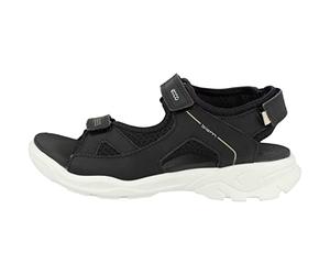 ECCO Boys Biom Raft Flat Sandal, Black, 3 UK