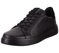 ECCO Boys Street 1 Sneaker, Black, 3.5 UK Child Wide