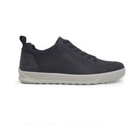 Men's ECCO Mens Byway Nubuck Leather Trainers - Navy - Size: 10