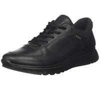 ECCO Exostride Mens Gtx Black leather Mens trainers 835304-01001 in a Plain Leather in Size 46