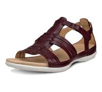 Ecco Flash 244233 Womens Ladies Red Leather Sandals Shoes Size 4.5-8.5