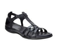 Ecco Flash Leather Women's Flats Sandals - Black - Size:UK 4-4.5
