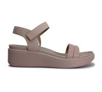 ECCO Womens Flowt Wedge LX Leather Rose Dust Sandals 6.5-7 UK