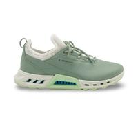 Ecco Golf Biom C4 Leather Textile Women's Fashion Trainers - Sedum Green - Size:UK 5-5.5