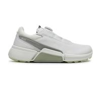 Ecco Golf Biom H4 108613 Leather Women's Comfort Trainers - White Concrete - Size:UK 5-5.5