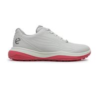Ecco Golf LT1 Leather Women's Low Top Trainers - White Bubblegum - Size:UK 8-8.5