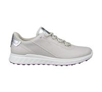 Ecco Golf S-Casual Leather Women's Fashion Trainers - Gravel Silver Metallic - Size:UK 5-5.5