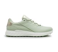 Ecco Golf S-Casual Leather Women's Fashion Trainers - Matcha Gold Metallic - Size:UK 7.5
