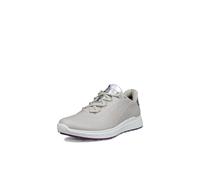 Ecco Golf S-Casual Leather Women's Fashion Trainers - Gravel Silver Metallic - Size:UK 6.5-7