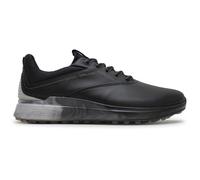 Ecco Golf S Three 102944 Leather Men's Comfort Trainers - Black Concrete Black - Size:UK 9-9.5