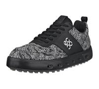 ECCO Men's Street 720 Ds Gore-tex Waterproof Golf Shoe, Black Golf Course Print, 12-12.5
