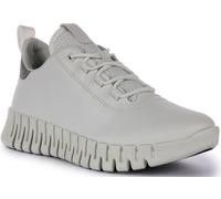 Ecco Gruuv Lace Up Adult Trainer Womens White UK 3 - 9