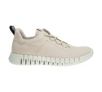 Ecco Gruuv Smooth Leather Men's Fashion Trainers - Sand Sand - Size:UK 10.5-11