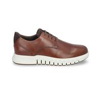 Ecco Gruuv Studio Leather Men's Lace Up Trainers - Mink Mocha - Size:UK 11.5