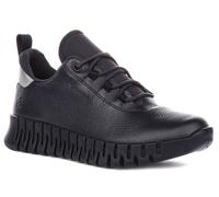 Ecco Gruuv W Leather Laceup Gore Tex Fluidform Womens Trainer In Navy UK 4 - 9