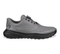 ECCO LT1 BOA® MENS WATERPROOF LEATHER GOLF SHOES / STEEL / 2025 MODEL
