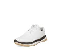 (UK 8-8.5, White/Tarmac) Ecco Mens LT1 Boa Waterproof Leather Cushioned Spikeless Golf Golf Shoes