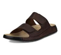 ECCO Mens 2ND Cozmo Soft Leather Quick Fastening Summer Flip Flops Sandals