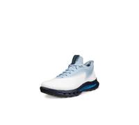 (UK 11.5, White/Air) Ecco Mens 2026 Biom C5 Lace Up GTX Spikeless Leather Waterproof Golf Shoes