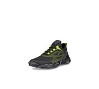ECCO Mens Biom Hybrid 5 Textile, Black/Lime Punch, 6-6.5