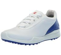 ECCO Men's Biom Hybrid Bny Waterproof Golf Shoe, White/Mazarine Blue, 11/11.5 UK