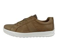 Ecco Byway 501594 Leather Men's Lace Up Trainers - Camel Camel - Size:UK 7.5
