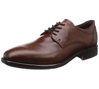 ECCO Men's Citytray Plain Toe Tie Oxford, Cognac, 7.5 UK