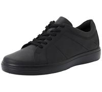 ECCO Men's Classic Sneaker M Sneaker, Black, 10 UK