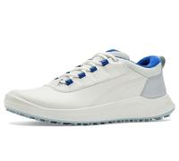 ECCO Mens Core Sport Waterproof, White/Federal Blue, 9-9.5
