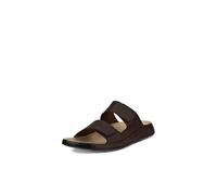 ECCO Men's Cozmo M Flat Sandal, Potting Soil, 15 UK