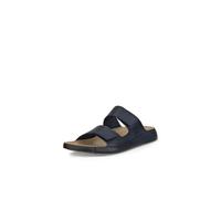 Ecco Men’s Sandal Cozmo – Soft Full-Grain Leather Slide – Navy 11.5 UK