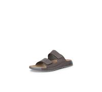ECCO Men's Cozmo Two Band Slide Sandal, Steel, 7/7. 5 UK