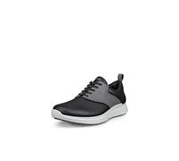 ECCO Mens Golf S-Casual Hybrid Golf Shoes - Black/Steel - UK 9-9.5