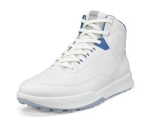 ECCO Mens Golf Street Vibe Golf Shoes - White/Federal Blue - UK 10