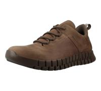 ECCO Men's Gruuv Gore-tex Waterproof Sneaker, Dark Clay Nubuck, 9-9.5