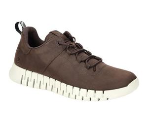 ECCO Mens Gruuv Leather Leisure Trainers - Brown - 10.5-11 UK (45EU)