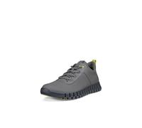 ECCO Men's Gruuv Urban Sneaker, Steel/Buttercup, 10-10.5