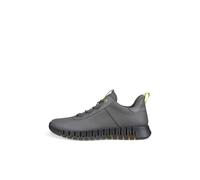 ECCO Men's Gruuv Urban Sneaker, Steel/Buttercup, 9-9.5 Gray