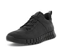 ECCO Men's Trainers Gruuv, Plain Leather, Black, UK 11