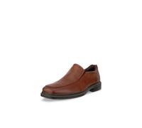 Ecco Helsinki 2 500154 Leather Men's Slip On Shoes - Cognac - Size:UK 11.5