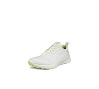 ECCO Men's Hybrid NYC Waterproof Golf Shoe, White, 12/12.5 UK
